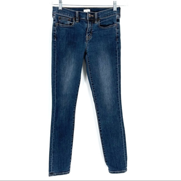 J. Crew Stretch Medium Wash Skinny Jeans - Picture 3 of 9